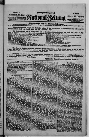 Nationalzeitung on Jun 28, 1873