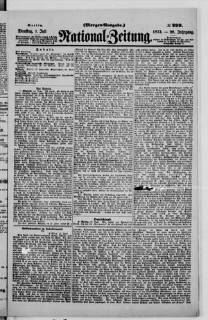 National-Zeitung vom 01.07.1873