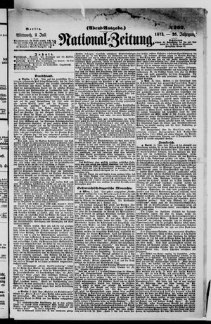Nationalzeitung vom 02.07.1873