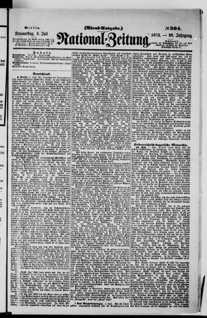 Nationalzeitung on Jul 3, 1873