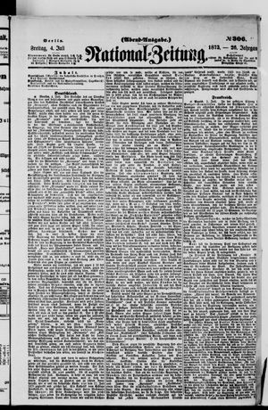 National-Zeitung vom 04.07.1873