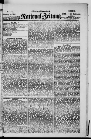 Nationalzeitung vom 06.07.1873