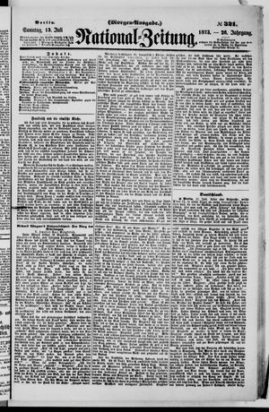 Nationalzeitung vom 13.07.1873