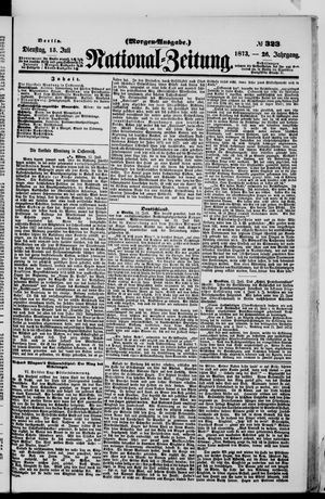 Nationalzeitung on Jul 15, 1873