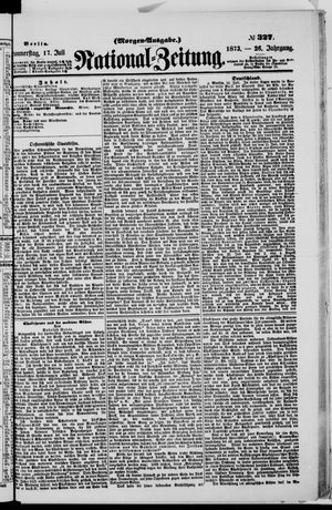 Nationalzeitung on Jul 17, 1873