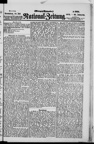 Nationalzeitung on Jul 19, 1873