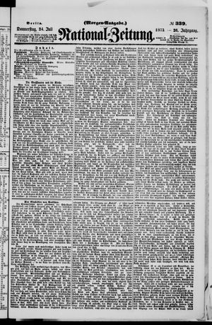 Nationalzeitung on Jul 24, 1873