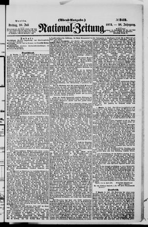 National-Zeitung vom 25.07.1873