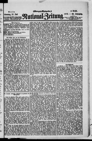 Nationalzeitung on Jul 27, 1873