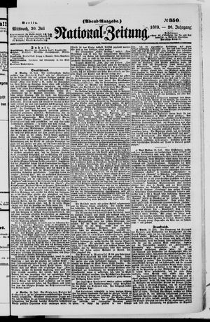 National-Zeitung vom 30.07.1873