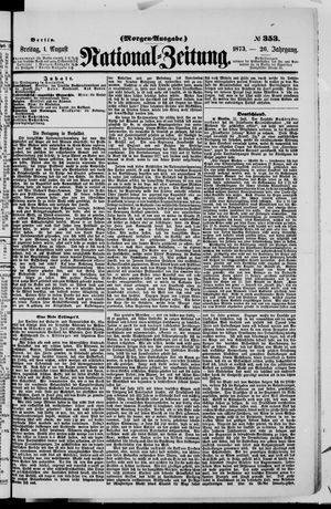 Nationalzeitung on Aug 1, 1873