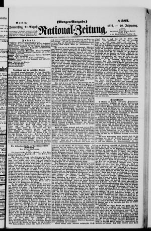 National-Zeitung vom 21.08.1873