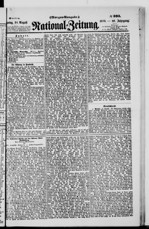 National-Zeitung vom 24.08.1873