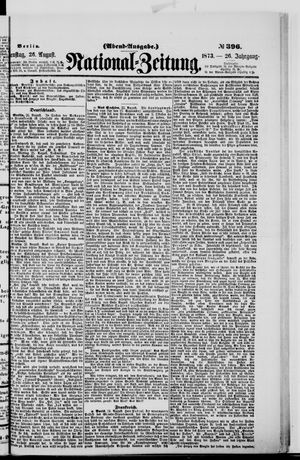 National-Zeitung vom 26.08.1873