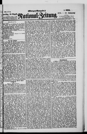 Nationalzeitung on Aug 28, 1873