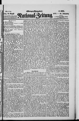 National-Zeitung vom 29.08.1873