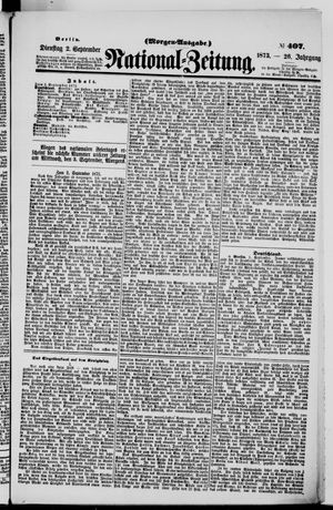 Nationalzeitung vom 02.09.1873