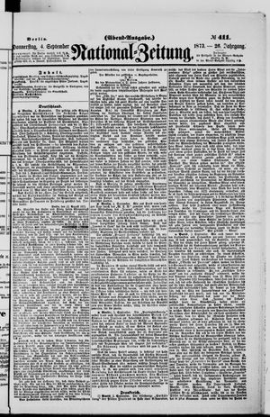 Nationalzeitung on Sep 4, 1873