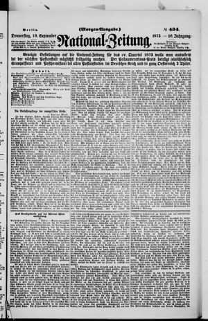 National-Zeitung vom 18.09.1873