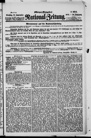 Nationalzeitung on Sep 30, 1873