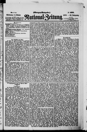 Nationalzeitung vom 08.10.1873