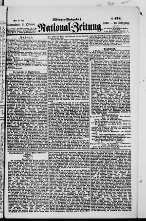 National-Zeitung on Oct 11, 1873