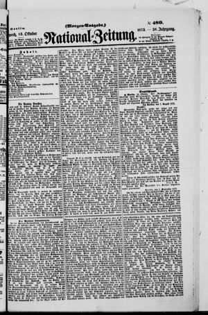 National-Zeitung vom 15.10.1873