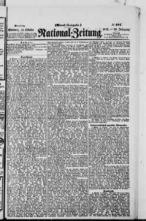 National-Zeitung vom 15.10.1873