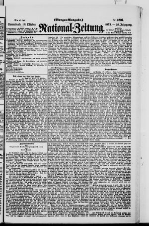 Nationalzeitung on Oct 18, 1873
