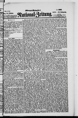 Nationalzeitung vom 24.10.1873
