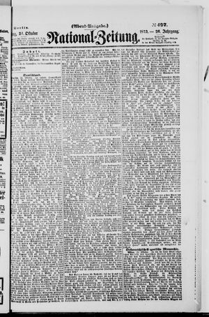 Nationalzeitung on Oct 24, 1873