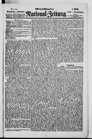 Nationalzeitung vom 01.11.1873