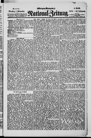 Nationalzeitung on Nov 4, 1873