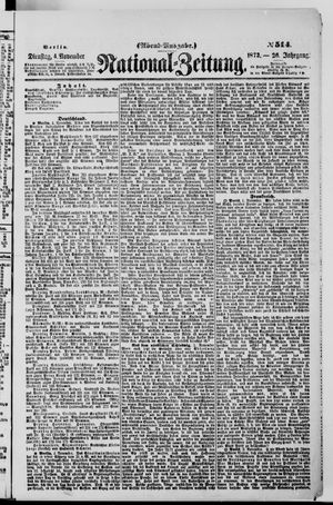 Nationalzeitung on Nov 4, 1873