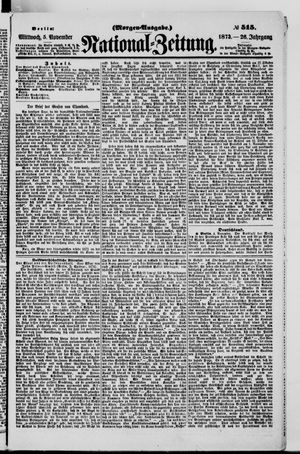 Nationalzeitung on Nov 5, 1873
