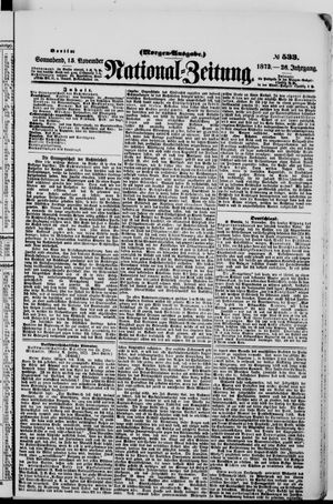 National-Zeitung vom 15.11.1873