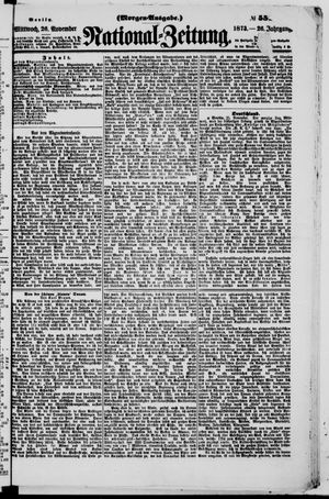 Nationalzeitung on Nov 26, 1873