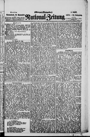 National-Zeitung on Nov 29, 1873