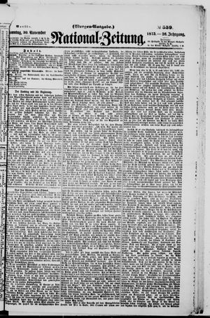 National-Zeitung vom 30.11.1873