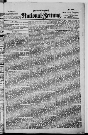 Nationalzeitung on Dec 19, 1873