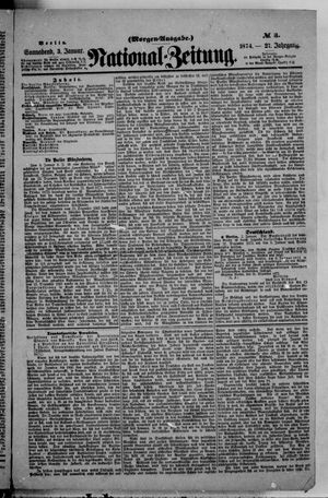 National-Zeitung vom 03.01.1874