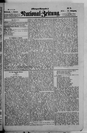 Nationalzeitung vom 07.01.1874