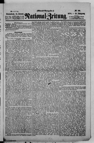 Nationalzeitung vom 10.01.1874