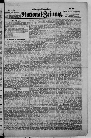 Nationalzeitung vom 14.01.1874