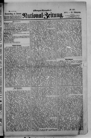 National-Zeitung on Jan 15, 1874