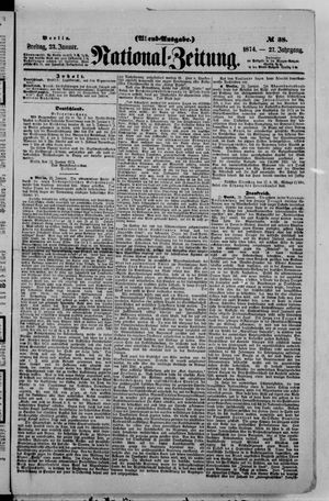 Nationalzeitung vom 23.01.1874