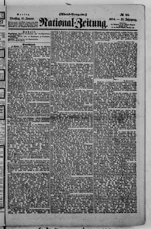 National-Zeitung vom 27.01.1874