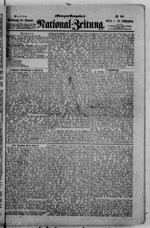Nationalzeitung vom 28.01.1874