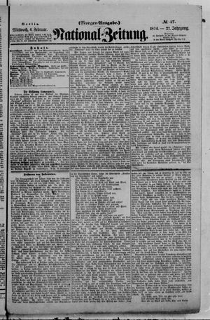 National-Zeitung vom 04.02.1874
