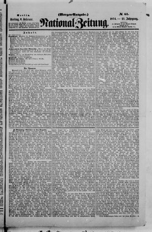 Nationalzeitung vom 06.02.1874